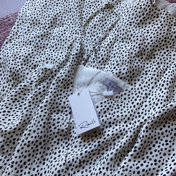 NWT Rails Spotted Wrap Dress - Picture 15 of 15